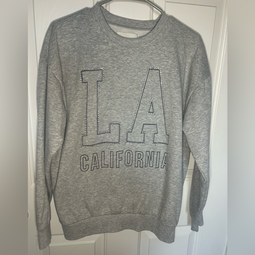 No Boundaries Light Gray Sweatshirt